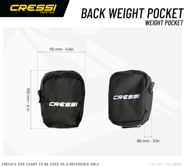 Cressi Cam Band Trim Weight Pockets