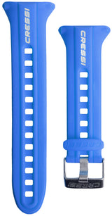 Cressi Watch Style Computer Silicone Band - Blue/blue/white