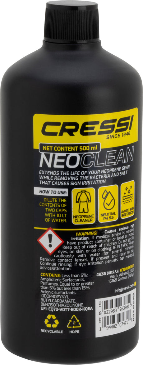 Cressi Neo Clean Neoprene Cleaner 500ml