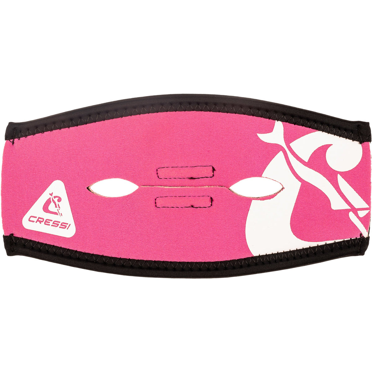 Cressi Pony Tail Neo Mask Strap Cover - Pink/white