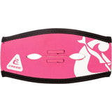Cressi Pony Tail Neo Mask Strap Cover - Pink/white