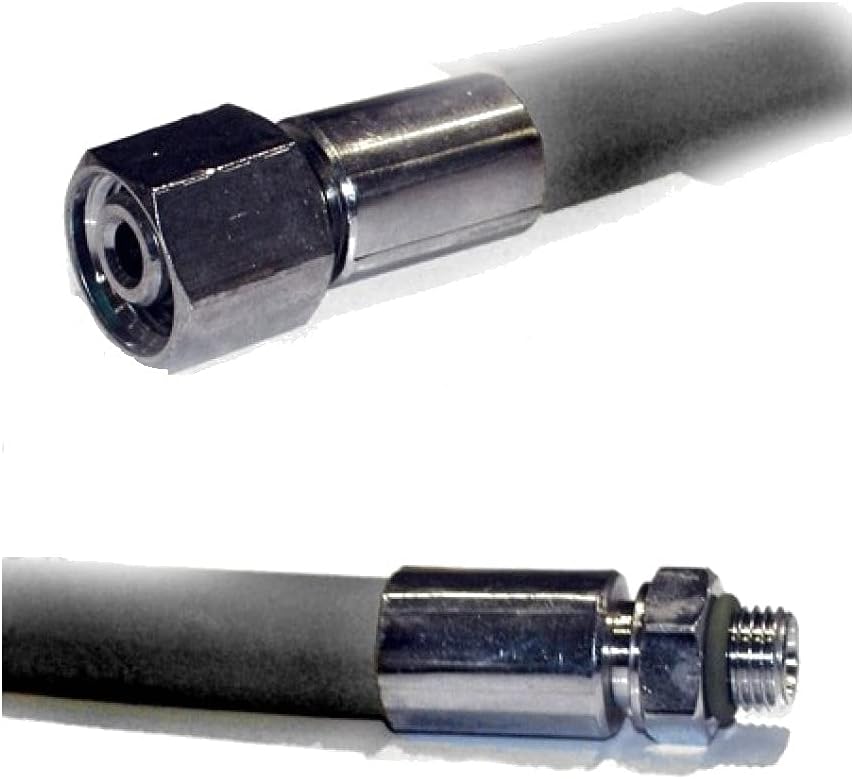 Cressi LP Hose - Black / 80 cm