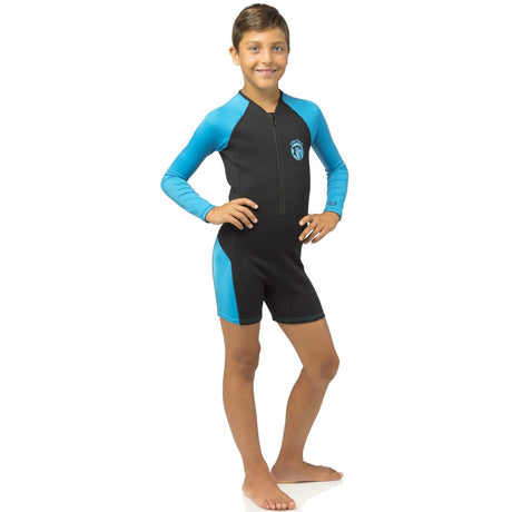 Cressi Little Shark Junior Long Sleeve Shorty Wetsuit 2mm
