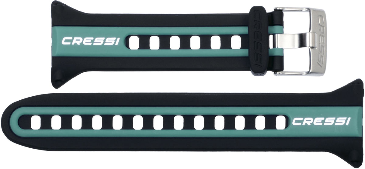 Cressi Watch Style Computer Band - Black/dark green/white