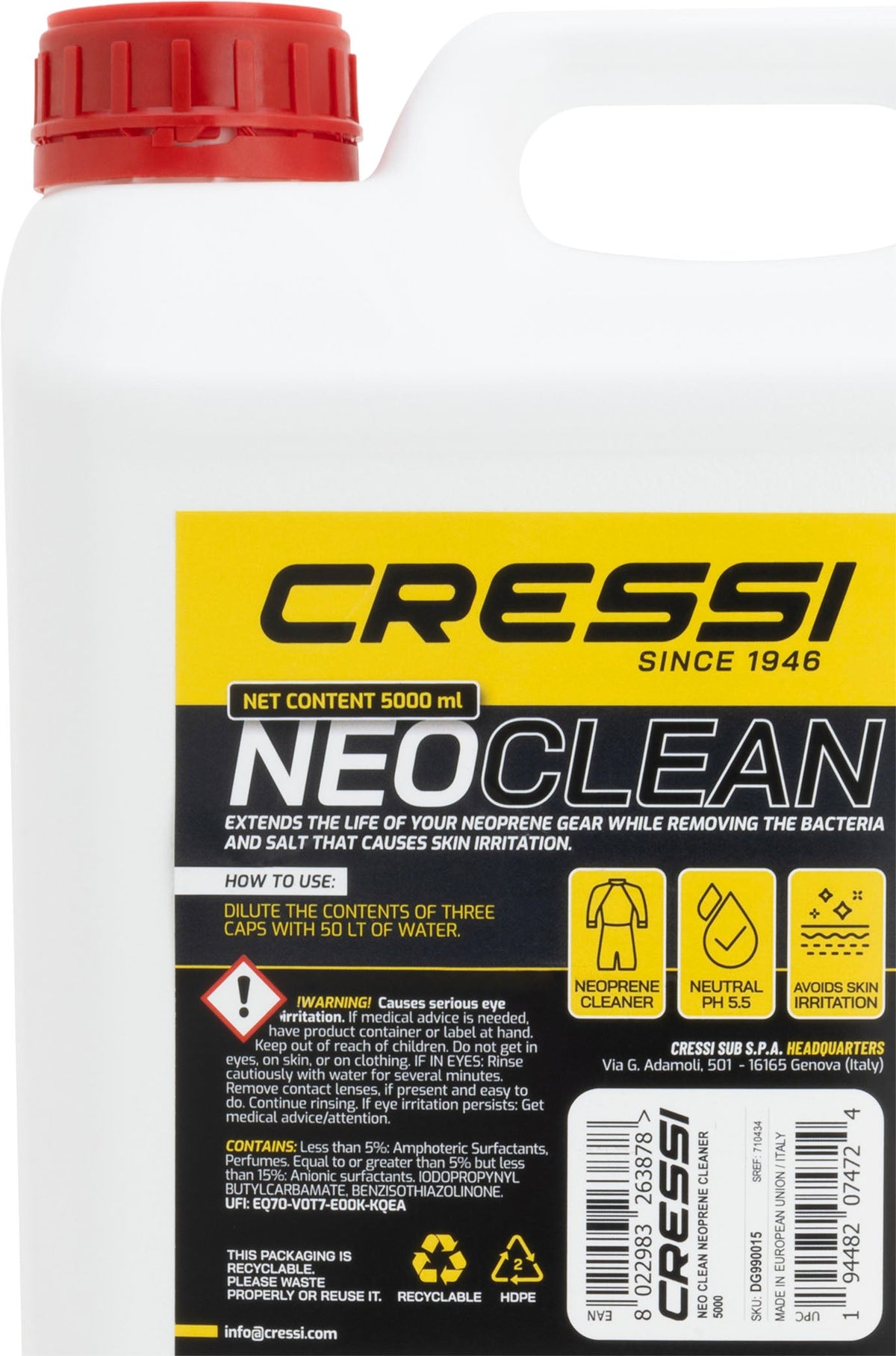 Cressi Neo Clean Neoprene Cleaner 500ml