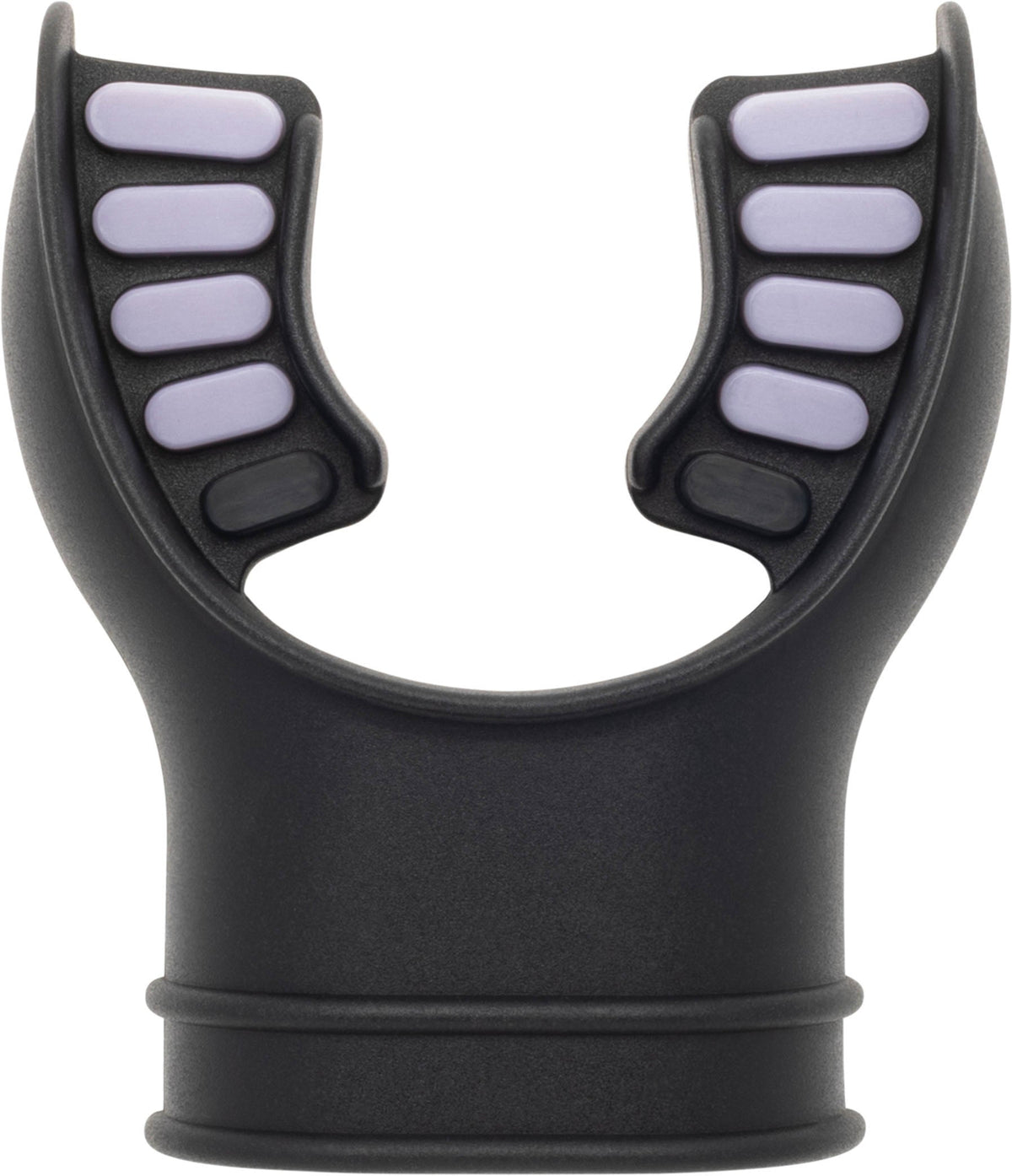 Cressi Silicone Mouthpiece 2 Tone - Black/grey