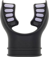 Cressi Silicone Mouthpiece 2 Tone - Black/grey