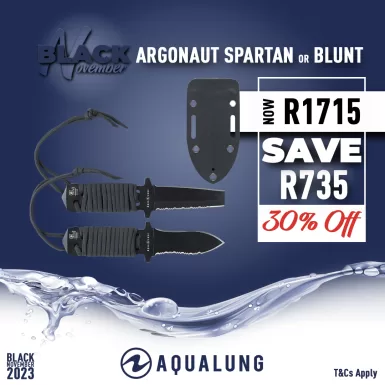 Aqualung Argonaut Stunt Spartan Tip Dive Knife