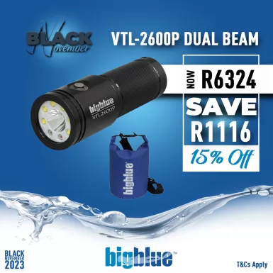 BigBlue 2600-Lumen Dual-Beam Light – Wide/Narrow