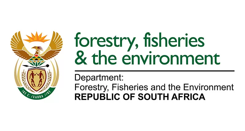 Department Forestry, fishery and the environment logo